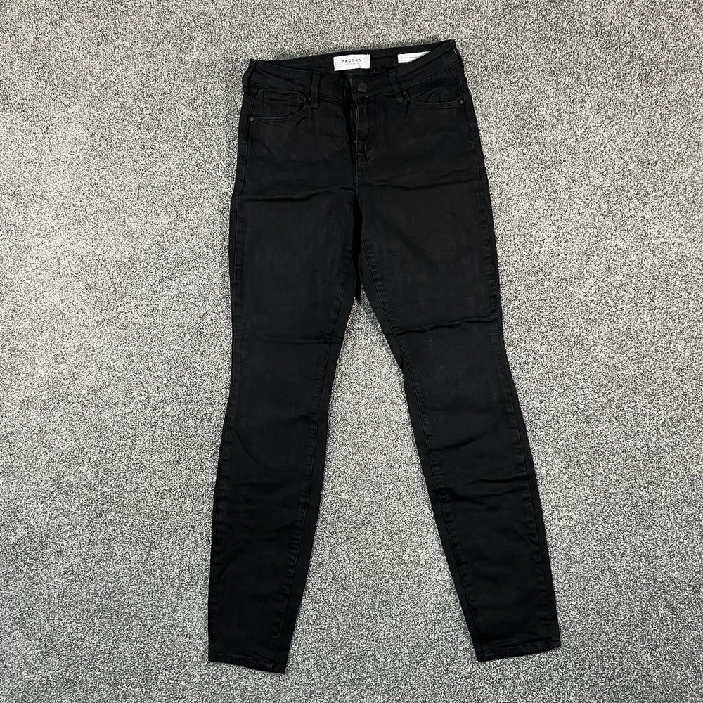PacSun Women's 25 High Rise Skinny Jeans Black Stretch Denim Pants